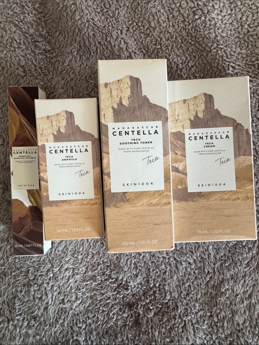 NIB SKIN1004 4 Piece Centella Teca Intensive Soothing  Set